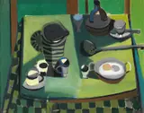 Marcel Mouly, Nature morte, 1949, Olje på lerret