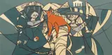 Olympen by Kai Fjell, Serigrafi, lysmål, sold Dec 2004