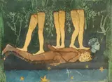 Knut Jørgensen, Orfeus, 1988, Etsning, lysmål