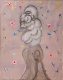 Ryszard Warsinski, Figur, Blandingsteknikk på papir, lysmål