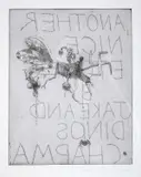 Jake & Dino Chapman, Untitled, etching (2006) From a Limited Edition of 30 Signed with pencil Lower Right and verso Et