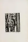 Emma Reyes, Sin título de la serie Bram van Velde, 1961 - 1962, Punta seca y aguafuerte sobre papel