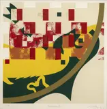 Carlos Salas, Cuadrante, 1993, Serigrafía sobre papel. Ejemplar Prueba de artista