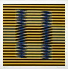 Composition '5 E'. Induction Chromatique by Carlos Cruz-Diez, 2006, Serigrafía sobre papel. Ejemplar 44 de 200, sold Jul 2026