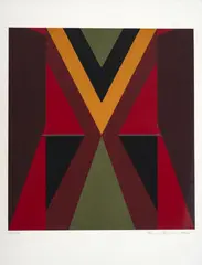 Fanny Sanín, Sin título, 2005, Serigrafìa sobre papel. Ejemplar 52 de 150