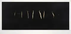 Escrituras by Hugo Zapata, 2005, Serigrafía sobre papel. Ejemplar 2 de 50, sold Jul 2026