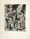 Gustavo Vejarano, Fleuve, 1987, Punta seca y aguafuerte sobre papel. Ejemplar Épreuve d'Artiste
