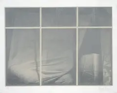 Oscar Muñoz, Sin título de la carpeta Unidad, 1984, Litografía sobre papel. Ejemplar 12 de 120