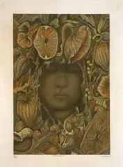 Aristoloquia by Lucy Tejada, 1991, Serigrafía sobre papel. Ejemplar 59 de 100, sold Jul 2026