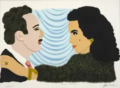 Maripaz Jaramillo, A Maria Felix, 1990, Serigrafía sobre papel. Ejemplar 29 de 100