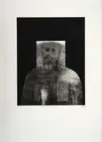 Juan Antonio Roda, Retrato de un desconocido 5, 1971 - 1978, Grabado, aguafuerte, puntaseca y aguatinta sobre papel. Ejemplar 2 de 9