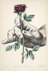 Enrique Grau, Homenaje a Popayán, 1984, Litografía sobre papel. Ejemplar 74 de 150