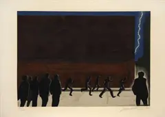 Ever Astudillo, Sin título, 1984, Serigrafía sobre papel. Ejemplar 140 de 150