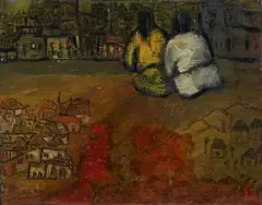 Sin título by Emma Reyes, 1945, Óleo sobre madera, sold May 2026