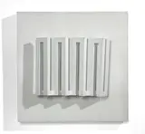 Eduardo Ramírez Villamizar, Relieve blanco, 1972, Ensamblaje en madera. Ejemplar 4 de 6