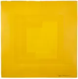 Rafael Echeverri, Tridimensional amarillo, 1992, Serigrafía a varias tintas. Ejemplar Fuera de edición
