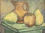 Marco Ospina, [Bodegón], 1947, Acuarela sobre papel