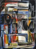 Anibal Gil, Sin título, 1960, Acuarela sobre papel