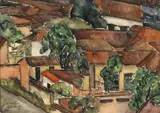 Jesusita Vallejo, Sin título, 1941, Acuarela sobre papel