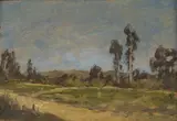 Alfredo Ortega Díaz, Sin título, Óleo sobre cartón