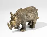Nadín Ospina, El rinoceronte de Durero, 2013, Bronce. Ejemplar 4 de 7