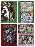 Emma Reyes, Sin título, 1958 - década de 1950, Mixta sobre papel a doble cara (2)