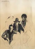 Oscar Jaramillo, Sin título, 1976, Grafito sobre papel