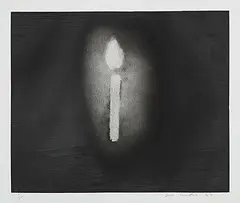 Joe Andoe, Untitled - Candle #15/35, 1993, etching on paper
