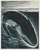 David Blackwood, The Burgeo Whale, A Whale for the Killing #13/50