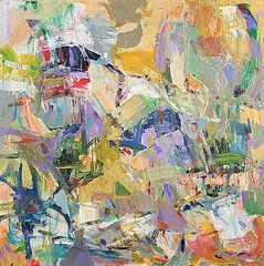 Alan Briks, Turning a Page, 2013, acrylic on wood panel