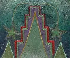 Robert Boyer, Second Mesa, 1997, oil on canvas