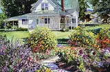 John H. Burrow, Summer Splendor, acrylic on canvas board