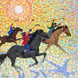 William Roy Brownridge, The Wild McCaffrey Boys, 2004, acrylic on canvas