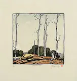 A. J. Casson, Sparrow Lake #69/250, colour silkscreen on paper