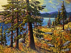 Ponderosa Vista by Rod Charlesworth, oil on canvas, sold Apr 2026