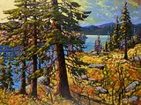 Rod Charlesworth, Ponderosa Vista, oil on canvas
