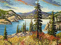 Summer Vista, Okanagan by Rod Charlesworth, oil on canvas, sold Apr 2026