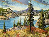 Rod Charlesworth, Summer Vista, Okanagan, oil on canvas