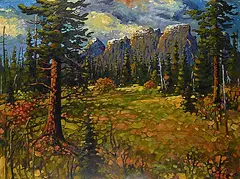 Castle Meadows by Rod Charlesworth, 2013, oil on canvas, sold Apr 2026