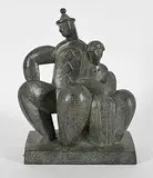 Cameron Douglas, Saltimbanques #4/6, 2000, bronze sculpture