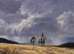 Richard Audley Freeman, Halfway There, acrylic on wood board