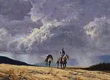 Richard Audley Freeman, Halfway There, acrylic on wood board
