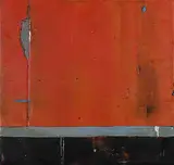 Kevin N. Ghiglione, Inde Fortis [No. 3762], encaustic on wood board
