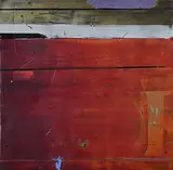 Kevin N. Ghiglione, Ancien Locale [No. 3772], encaustic on wood board