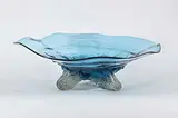 Marc Gibeau, Untitled - Blue Face Bowl, 1994, glass bowl