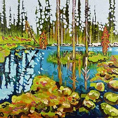 Sheila Kernan, Together We're Standing Tall, 2012, oil on canvas