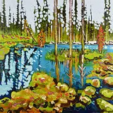 Sheila Kernan, Together We're Standing Tall, 2012, oil on canvas