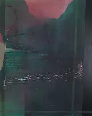 Paul Kühn, Dark Edge, 1979, acrylic on canvas