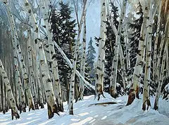 David Langevin, It's Never White Enough, 2004, acrylic on canvas