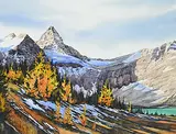 Donna Jo Massie, Mt. Assiniboine, 2000, watercolour on paper